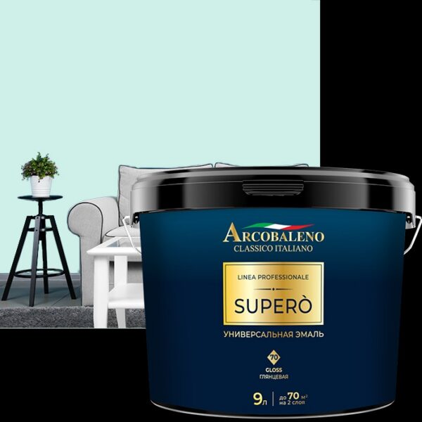 Superò 70 Gloss универсальная глянцевая эмаль (2,7 кг)